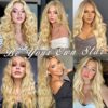 BARSDAR Clip-in Hair Extensions – Instantly Elevate Your Look with 5PCS of Thick, Natural Soft Waves in Buttery Blonde