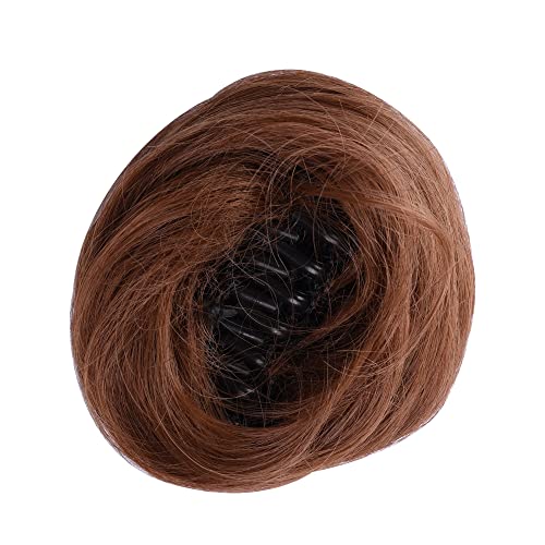 Long Brown Wavy Synthetic Hair Wig - Perfect for Belle Costume