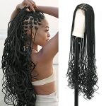38" Knotless Box Braided Wigs: Effortless Elegance with Natural-Looking Curls and Super Long Length