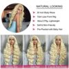 SOKU 613 Blonde Lace Frontal Wig – 32 Inch Body Wave, Transparent Lace, and Pre-Plucked Magic for Ultimate Styling