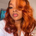 Short Wavy Wig: Embrace Effortless Style with Synthetic Orange Ginger Red Lace Front Wig – Your Perfect Glam Companion