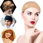Secure Style Perfection: 3-Piece Silicone Wig Grip Headband Set with Nylon Wig Caps for Non-Slip, Breathable Elegance