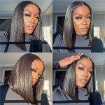 13x4 Lace Front Bob Wig - 100% Human Hair Magic! 💁‍♀️✨