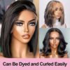 Kephare's 13x4 Frontal Lace Bob Wig - 180% Density, Natural Color, and HD Lace for a True-to-Life Transformation