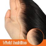 LLEI'Z Long Black Wig: Embrace Versatility with 13x6 Lace Front, Pre-plucked Baby Hair, and 26 Inches of Stunning Synthetic Elegance