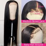 Straight Lace Front Wigs - Glueless Wigs for Black Women, Perfect for Natural Look and Special Occasions
