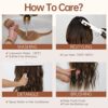 Long Wavy Clip-in Hair Extensions (20 Inches) - 4-Piece Set for Full Head Volume