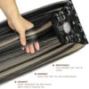 Vigorous Clip in Hair Extensions: Achieve Luscious Length and Volume with Thick Black Mix Blonde Strands - 4PCS 20 Inch Synthetic Extensions for Instant Glam