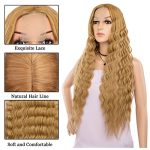 Flvaco 30'' Deep Wave Synthetic Lace Front Wig: Natural Waves, Daily Elegance, and Effortless Beauty