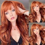 Fugady Copper Red Wigs – Heat Resistant, Chemical-Free, and Comfortable for Everyday Glam