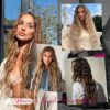 REECHO Beach Wave Clip in Hair Extensions – Achieve Perfect Waves with 5PCS 24" Dark Ash Blonde Extensions for Luxurious Volume and Natural Softness