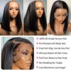 14 inch Bob Wig Human Hair - Pre Plucked 13x4 HD Lace Frontal Wigs for a Natural, Reusable, and Stylish Look