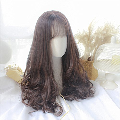 Long Curly Wig – Heat Resistant, Natural-Looking Wavy Hair for Stunning Cosplay and Costume Parties