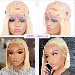 Blonde Elegance: 10-Inch 613 Human Hair Lace Front Bob Wig - Unmatched Versatility in Styling, Perfect for Effortless Glamour