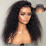 LASOOA Glueless Deep Wave Lace Front Human Hair Wigs - Instant Glam with Wear and Go Convenience!