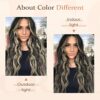 Vigorous Wavy Hair Extension - 24 Inches of Black Mix Blonde Glamour in Easy Clip-in Style