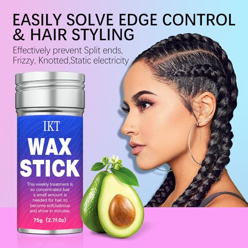 Unlock Effortless Style with Hair Wax Stick - Easy, Soft, and Portable Styling for Irresistible Hair