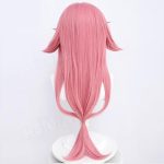 Pink Yae Miko Wig Cosplay clothing Wig Anime synthetic with wig cap (Yae Miko)