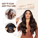 U-Shaped Long Wavy Clips in Hair Extensions - Lightweight, Secure, and Time-Saving