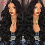 24-28 Inch Synthetic Body Wave Lace Front Wigs - The Perfect Accessory for Everyday Elegance