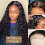 4x4 Lace Closure HD Transparent Wig - Pre Plucked, 180% Density, and Versatile Styling