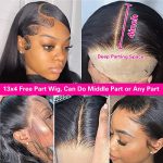 30 Inch Body Wave Lace Front Wigs Human Hair - 13x4 HD Transparent Lace, 180% Density Brazilian Virgin Glueless Wigs for Black Women
