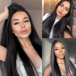LLEI'Z Long Black Wig: Embrace Versatility with 13x6 Lace Front, Pre-plucked Baby Hair, and 26 Inches of Stunning Synthetic Elegance