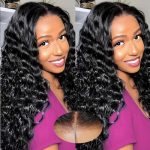 Glueless Deep Wave Lace Front Wigs with Pre-Plucked Precision