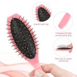 Wig Brush Duo - Stainless Steel Hair Brushes for Synthetic Wigs - 2 Pack Hair Extension Brushes for Women