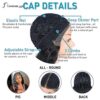 JOEDIR LUX Deep Wave Wigs - 30 Inch Synthetic Lace Front Wigs for Black Women with Pre-Plucked 150% Density