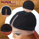 Ginger 30-Inch Straight Lace Front Wig for Black Women - Synthetic Halloween Wig with Pre-Plucked Hairline and Baby Hair 🔥