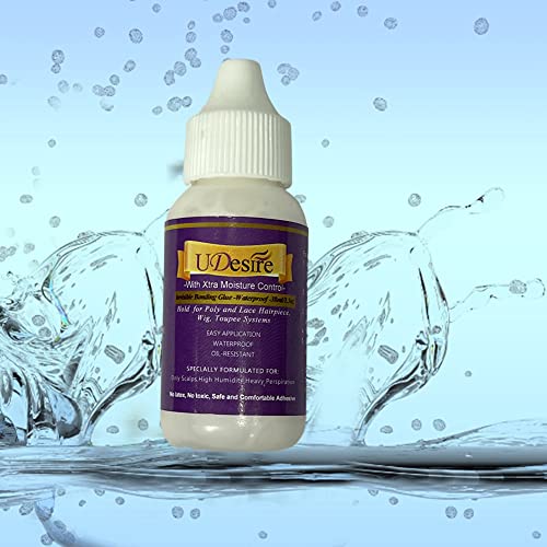 Invisible Bonding Glue - Waterproof and Oil-Resistant Light Hold for Natural-Looking Hair Systems