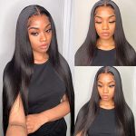 Straight Lace Front Wigs - Glueless Wigs for Black Women, Perfect for Natural Look and Special Occasions