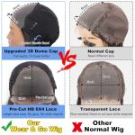 Effortless Elegance Unleashed: Wear and Go Glueless Wigs - Upgraded HD Closure (18 Inch)