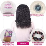 180% Density Brazilian Kinky Curly Headband Human Hair Wigs - Glueless and Remy, Perfect for Black Women