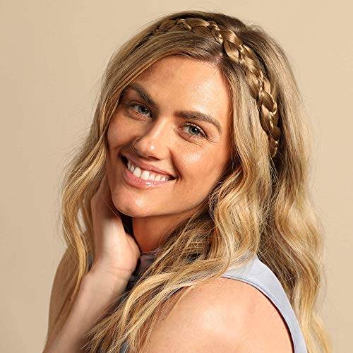 Madison Braids Butterfly Headband - Your Style with a Natural Looking Dirty Blonde Synthetic Hair Extension