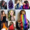 12 Pcs Colored Clip In Hair Extensions in Beige Blonde