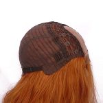 28-Inch Long Wavy Ginger Orange Wig - Heat Resistant, Beginner-Friendly, Perfect for Costume Parties