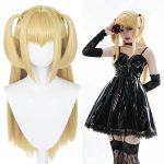 Long Straight Blonde Cosplay Wig: High-Quality Heat Synthetic Hair for Girls and Women, Perfect for Halloween Parties and Anime Cosplay