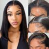 14 inch Bob Wig Human Hair - Pre Plucked 13x4 HD