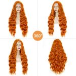 28 Inch Long Wavy Ginger Orange Wig – Your Timeless Style Companion
