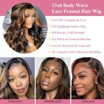 Radiant Glow 1/30 Ombre Honey Blonde 26 Inch Lace Front Wig - Effortless Elegance, Breathable Comfort