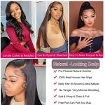Daparo 26-inch Straight Lace Front Wigs - 180% Density Brazilian Virgin Human Hair for Natural Elegance and Styling Versatility