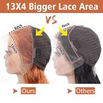 PLUS Ginger Orange Lace Front Wigs - Human Hair Body Wave 13x4