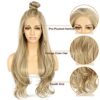 SAPPHIREWIGS Blonde Lace Front Wig: 26inch Long Wavy Highlight Ash Blonde Beauty for Women - Perfect for Daily Wear, Cosplay, and More