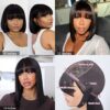 Uolova's 2x1 HD Lace Front Wigs - Best-in-Class Straight Bob Human Hair Wigs for Black Women