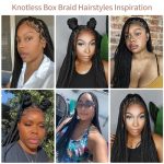 Lexqui 36 Inch HD Lace Front Braided Wig - Effortless Changeable Box Braids for Stunning Styles