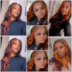 12A 200% Density 13x6 Ginger Orange Lace Front Wig – Unprocessed Brazilian Virgin Human Hair for Confident Charm