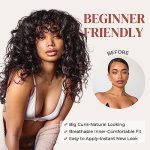 LONAI's Blonde Curly Wig with Bangs – A Stylish Statement for Daily Use, Parties, and Cosplay