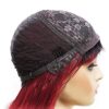24-Inch Ombre Wine Red Wig - Perfect for Daily Wear and Cosplay Adventures